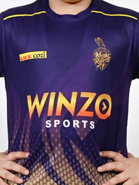 Thumbnail for Baesd Boys Sports Round Neck Printed Cricket Jersey IPL, T20 T-shirt - Distacart