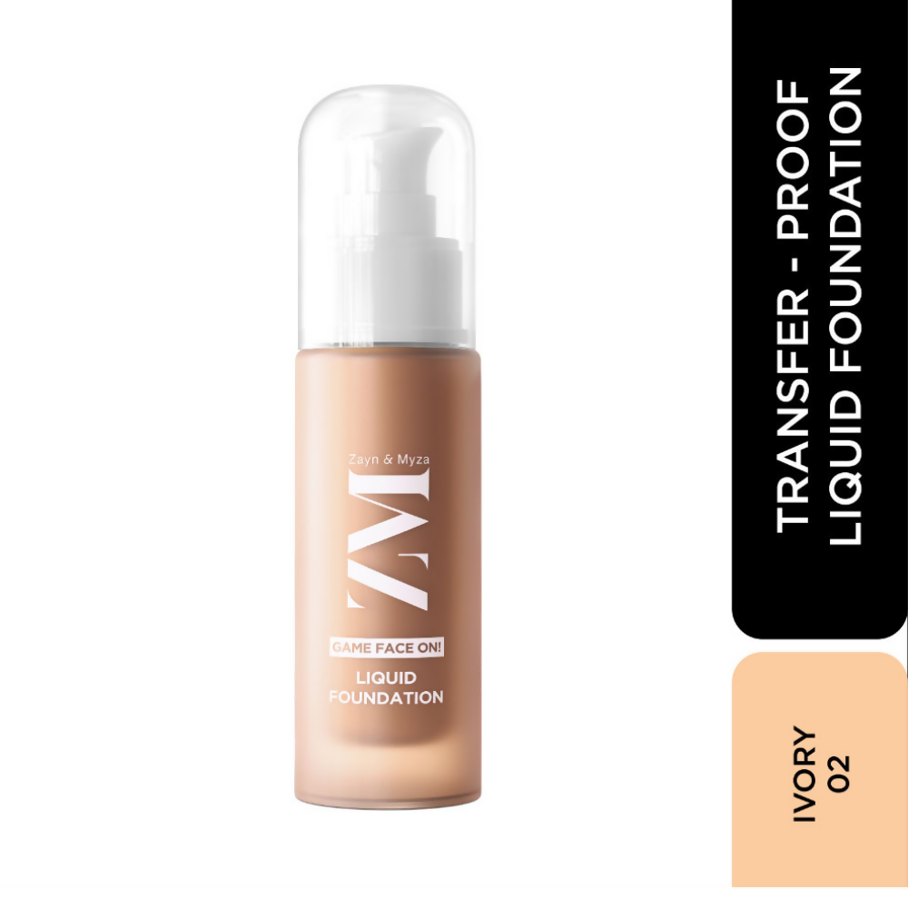Zayn & Myza Game Face On Liquid Foundation With SPF 25 - Ivory - Distacart