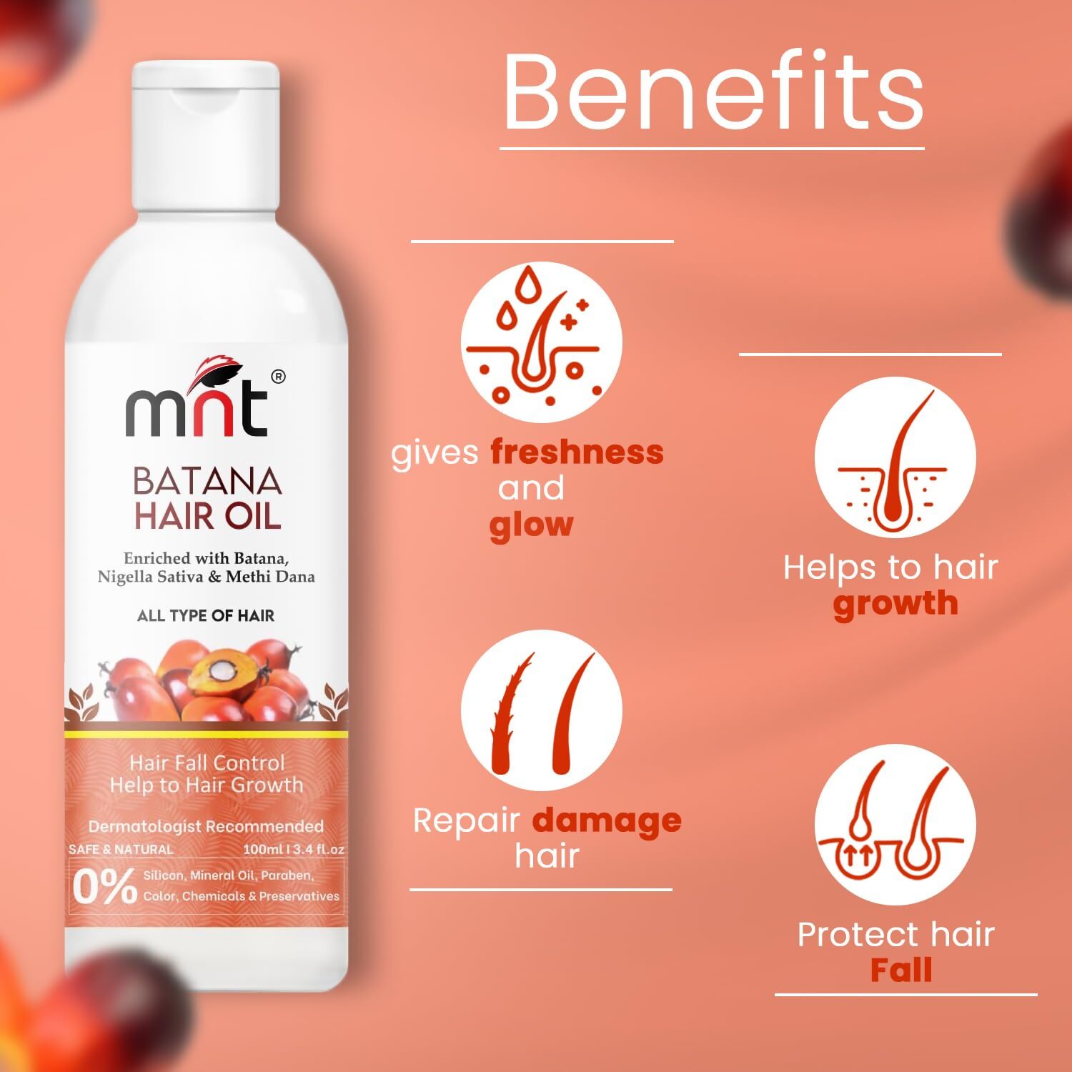 MNT Batana Hair Oil - Distacart