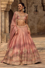 Thumbnail for Lehenga Mart Designer Indian Wedding Lehenga Choli-Light Pink - Distacart
