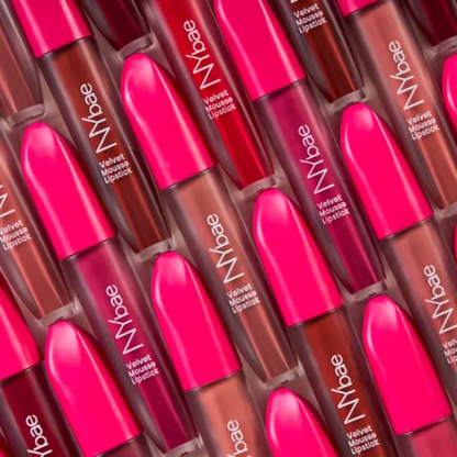 NY Bae Velvet Mousse Liquid Lipstick - Barely Bold 08 - Distacart