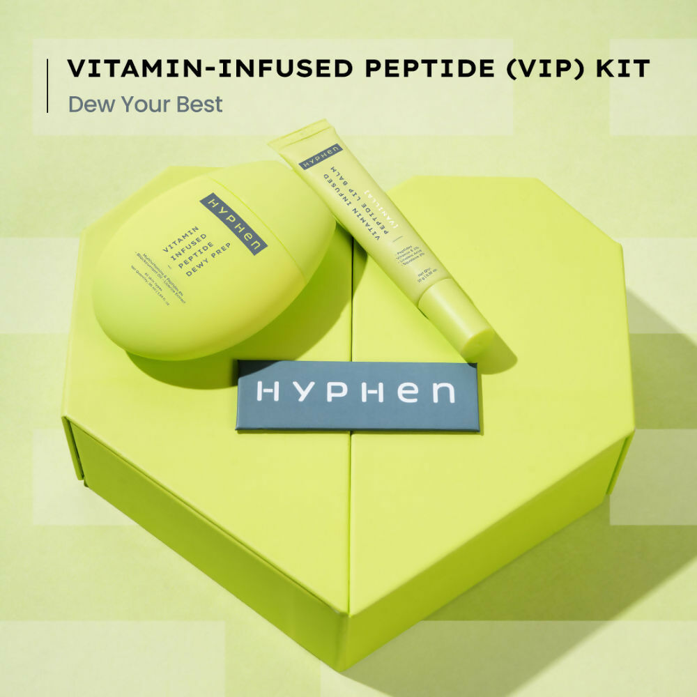 Hyphen By Kriti Sanon Vitamin Infused Peptide VIP Kit - Visible Dewy Glow & Moisturized, Juicy Lips - Distacart