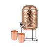 Not Available Copper Water Dispenser with 2 Glass and Stand - Dista