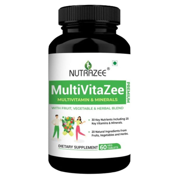 Nutrazee MultiVitaZee Multivitamin & Minerals Tablets - Distacart
