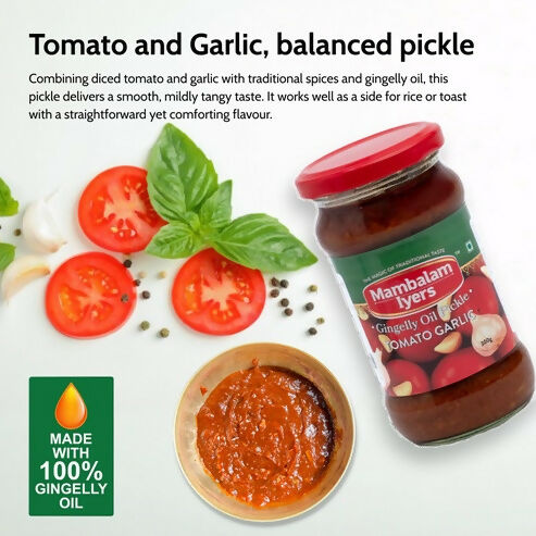 Mambalam Iyers Tomato Garlic Pickle - Distacart