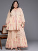 Ahalyaa Women's Traditional wear Co-ords - Tan - Distacart