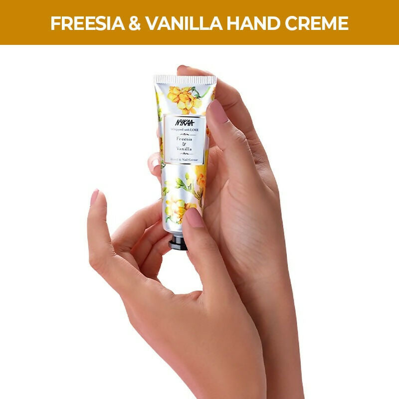 Nykaa Freesia & Vanilla Hand & Nail Creme - Distacart