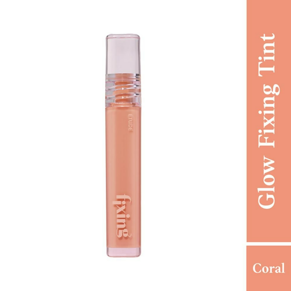 Etude House Glow Fixing Tint - 01 Pure Coral - Distacart