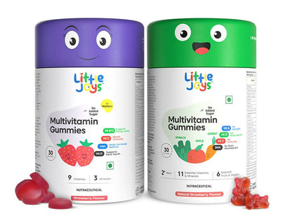 Little Joys Multivitamins for Moms & Kids Gummies 2-6 yr Combo - Distacart