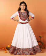 Thumbnail for Joban Fashion Girl's White Color Lehenga Choli