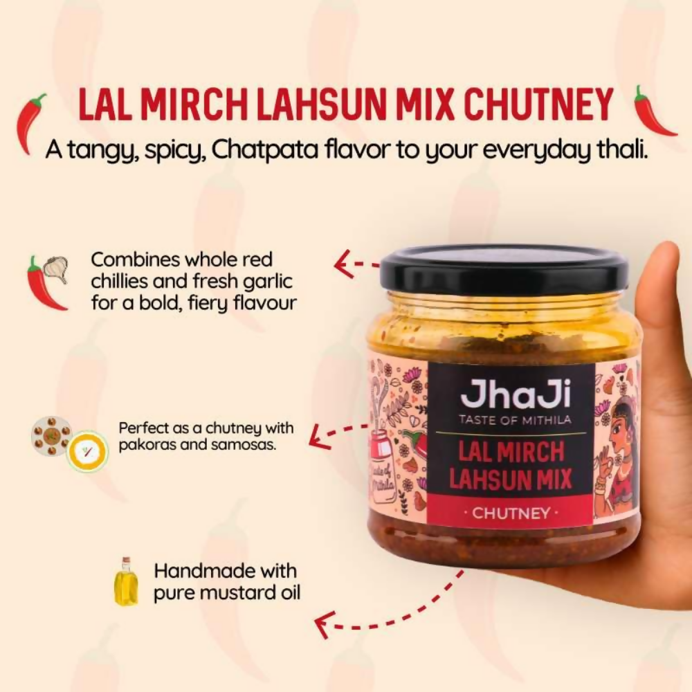 Jhaji Store Lal Mirch Lahsun Chutney - Distacart