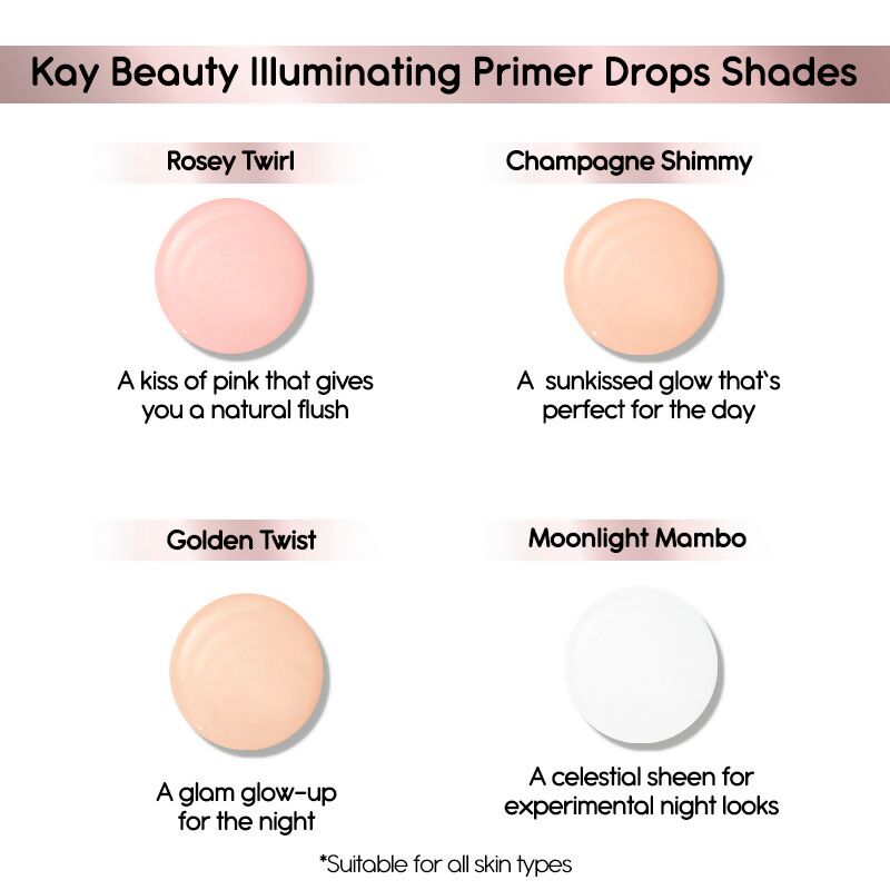 Kay Beauty Illuminating Primer Drops - Golden Twist - Distacart