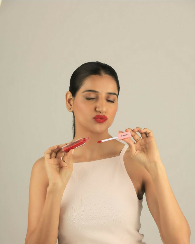 Ammoha Cosmetics Long-Lasting, Matte-Finished Ruby Obsession Color Liquid Lipstick