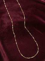 Thumbnail for NVR Women Gold Plated Handcrafted Minimal Chain - Distacart