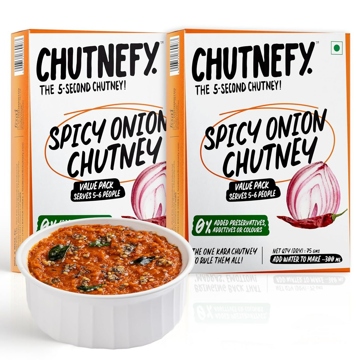 Chutnefy Spicy Onion (Kara) Chutney - Distacart