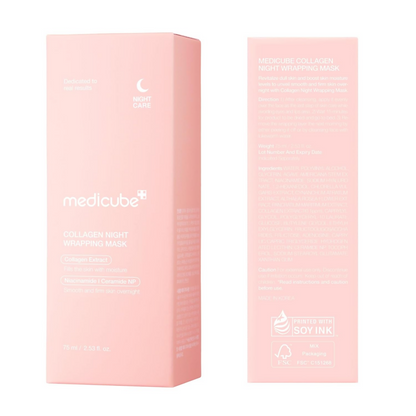 Medicube Collagen Overnight Wrapping Peel Off Facial Mask Pack - Dista