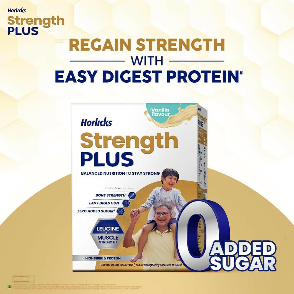 Horlicks Strength Plus - Vanilla Flavor - Distacart