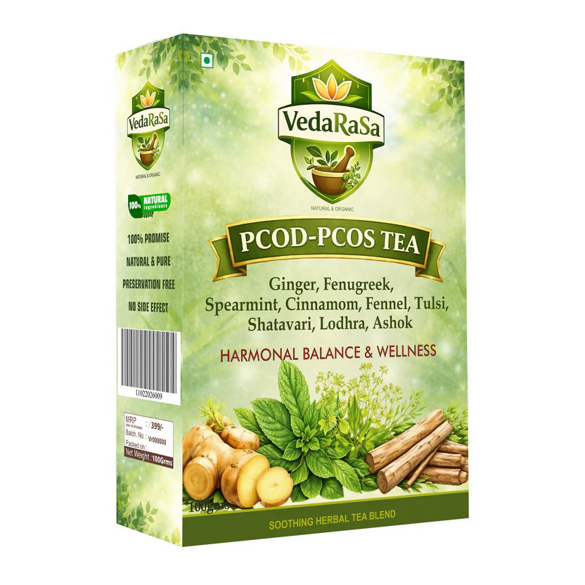 VedaRasa PCOS & PCOD Herbal Tea - Distacart