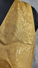Thumbnail for Kia Fashions Gold Crush Tissue Self Design Readymade Blouse - Distacart