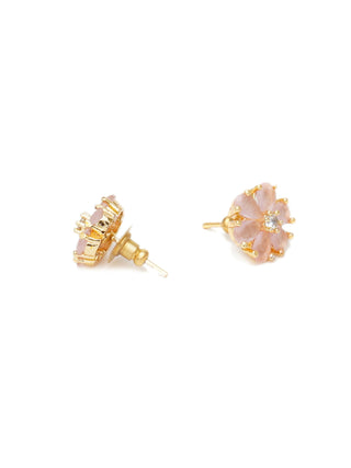 stone stud (peach) - Ruby Raang - Distacart