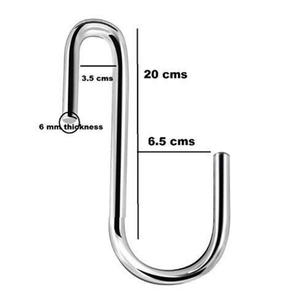 COIR GARDEN Stainless Steel S Shaped Heavy Duty Hook