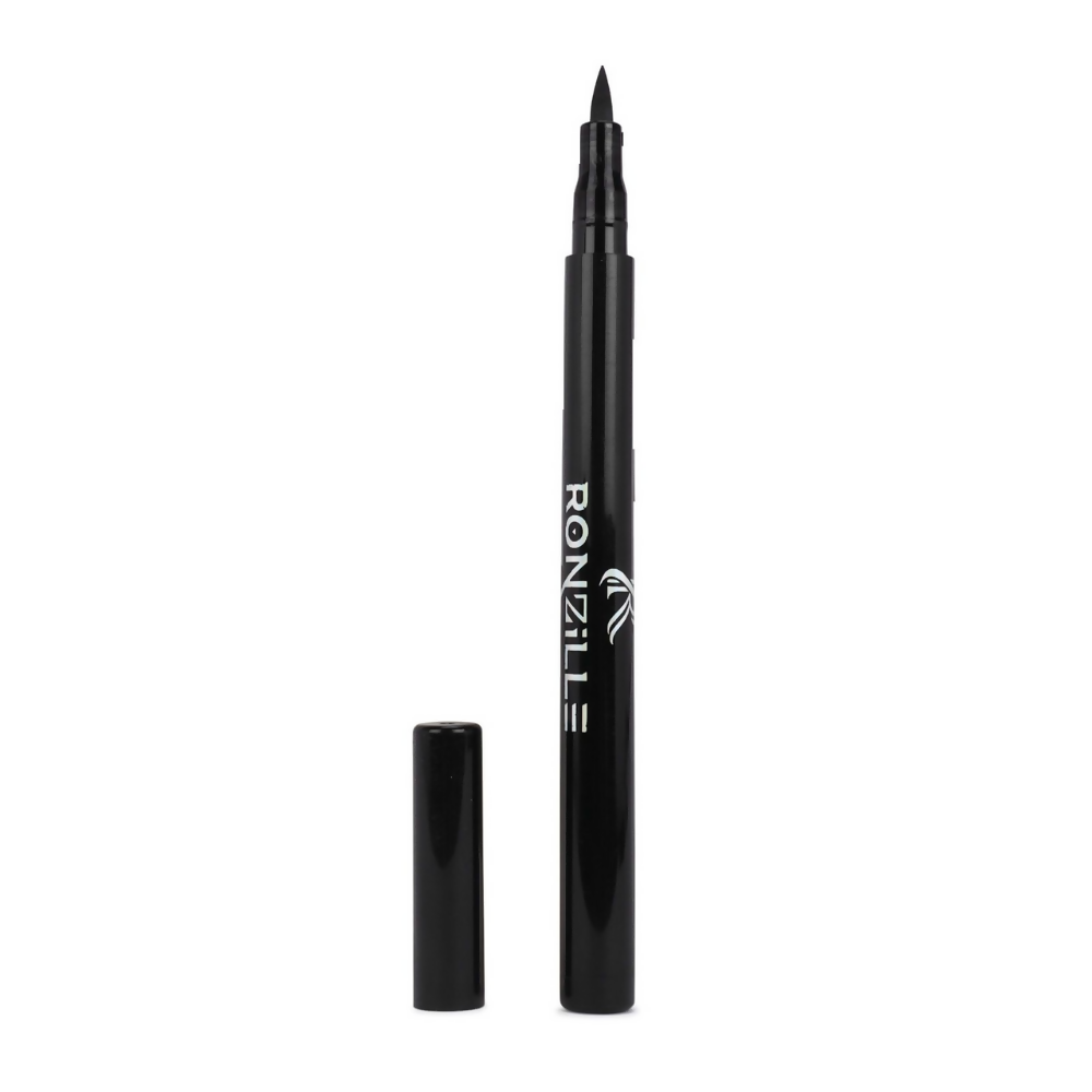 Ronzille Deep Black Sketch Matte Eyeliner Pencil Black - Dista