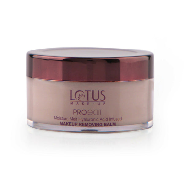 Lotus Herbals Proedit Moisture Melt Hyaluronic Acid Enriched Makeup Removing Balm - Distacart