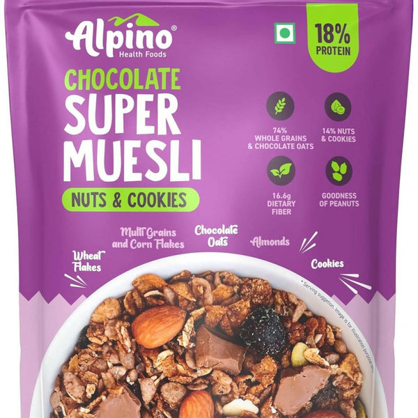 Alpino Chocolate Super Muesli Nuts & Cookies - Distacart