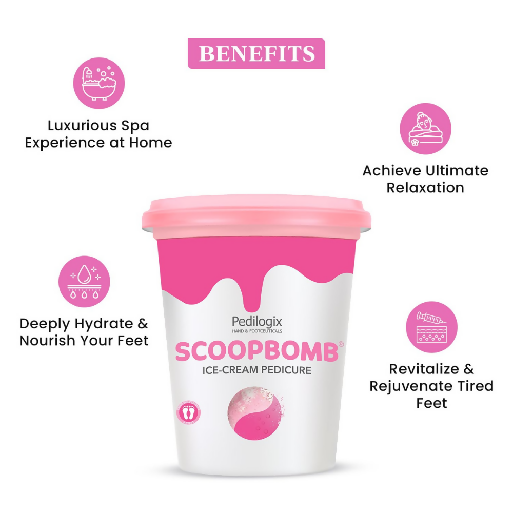 Professional O3+ Pedilogix Scoop Bomb Pedicure Gel - Dista