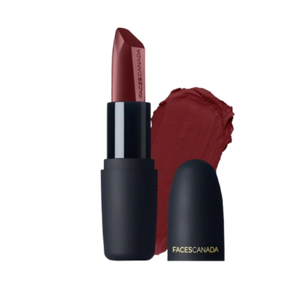 Faces Canada Weightless Matte Finish Lipstick - Wine Rouge 30 - Distacart