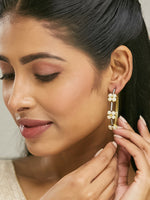 Thumbnail for Nuyug 22K Gold-Plated Elegant Pearl Beaded Circular Hoop Earrings