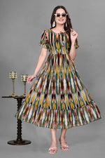 Thumbnail for Preksha Creation Georgette Women Long Maxi Dress Type Gown