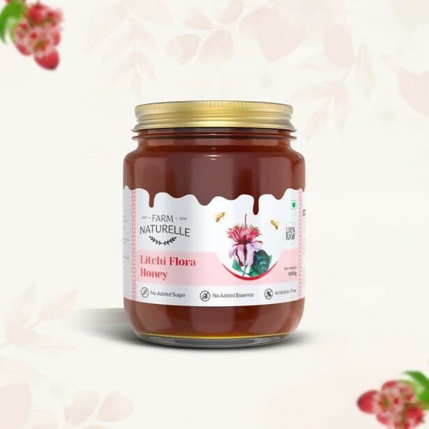 Farm Naturelle 100% Pure Litchi Flora Honey – Natural Sweetness