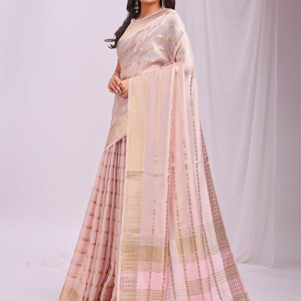 Astita Organza Peach Saree
