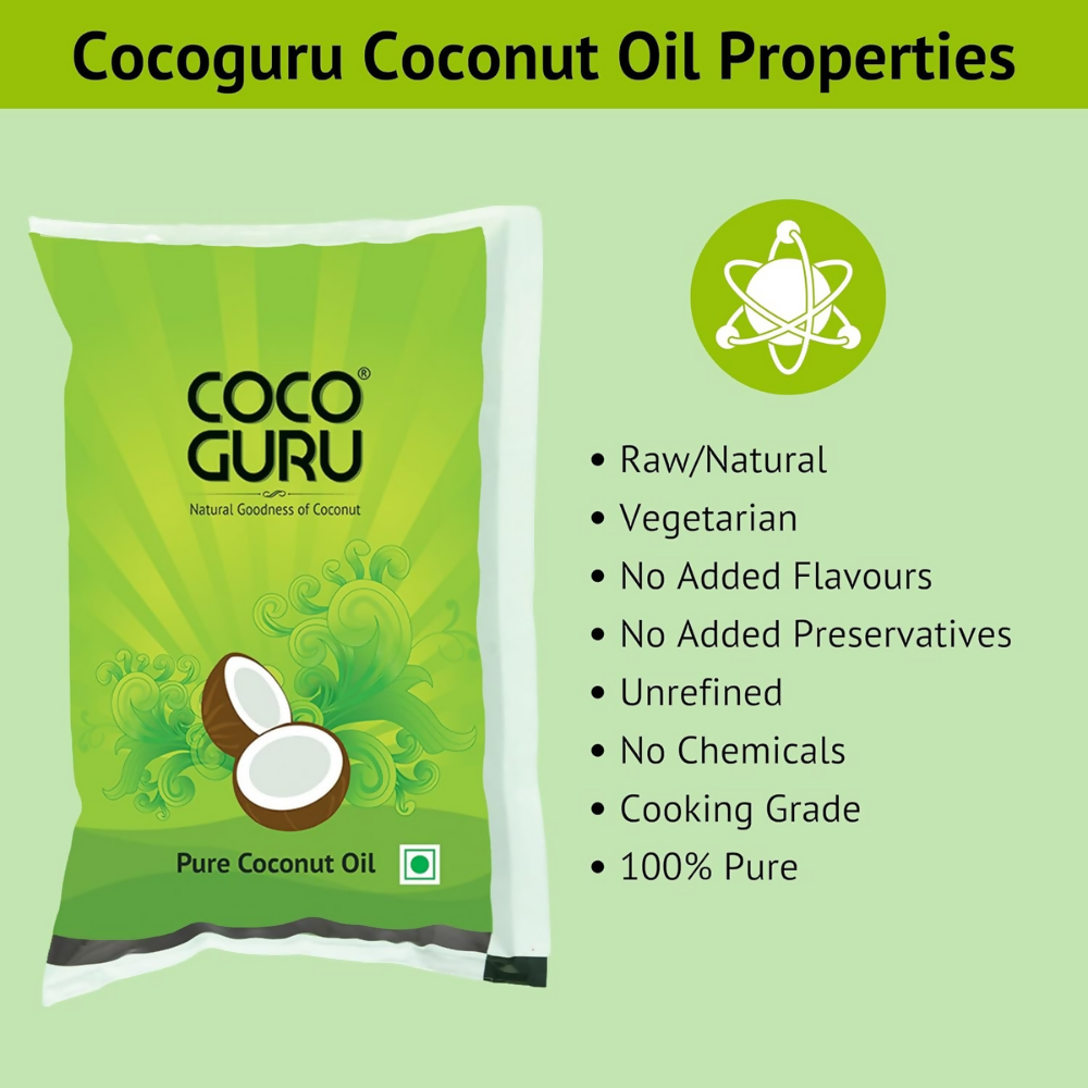 Cocoguru Cold Pressed Coconut Oil - Dista