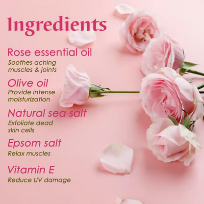 VedicAyurveda Rose Bath Salt - Dista