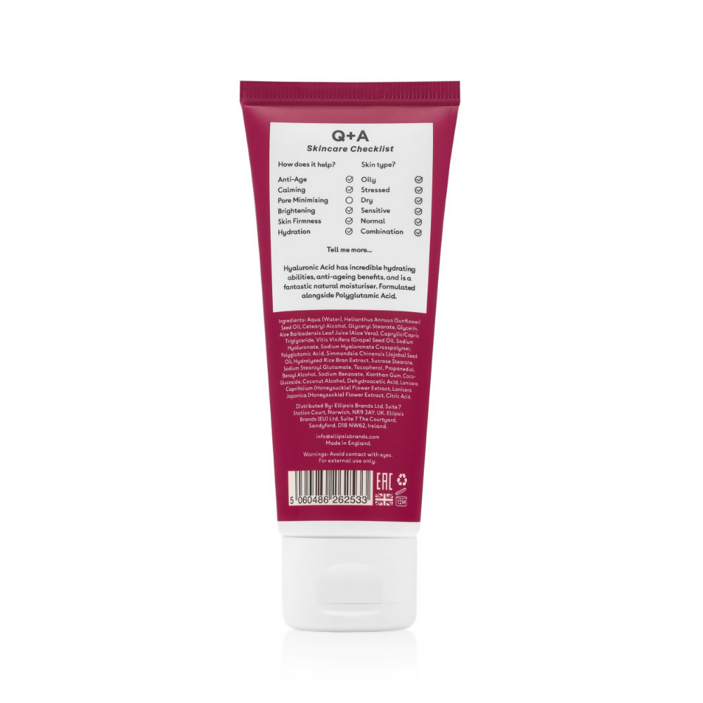 Q+A Hyaluronic Acid Daily Moisturiser - Distacart