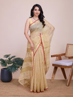 Thumbnail for Mitera Woven Design Zari Saree - Distacart
