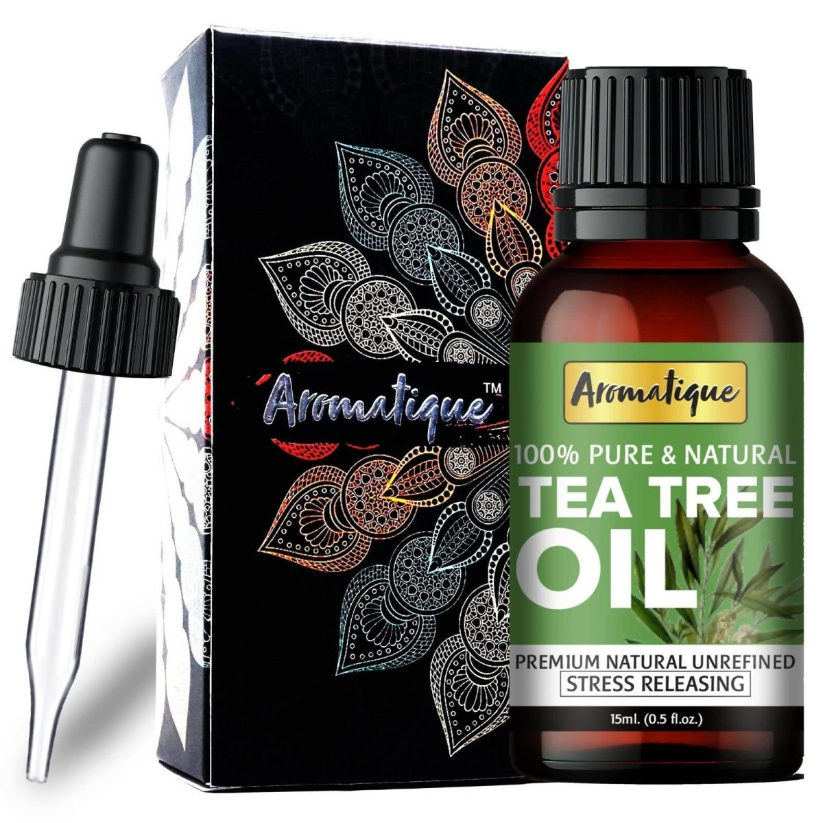 Aromatique Tea Tree Essential Oil for Skin Acne, Hair - Distacart