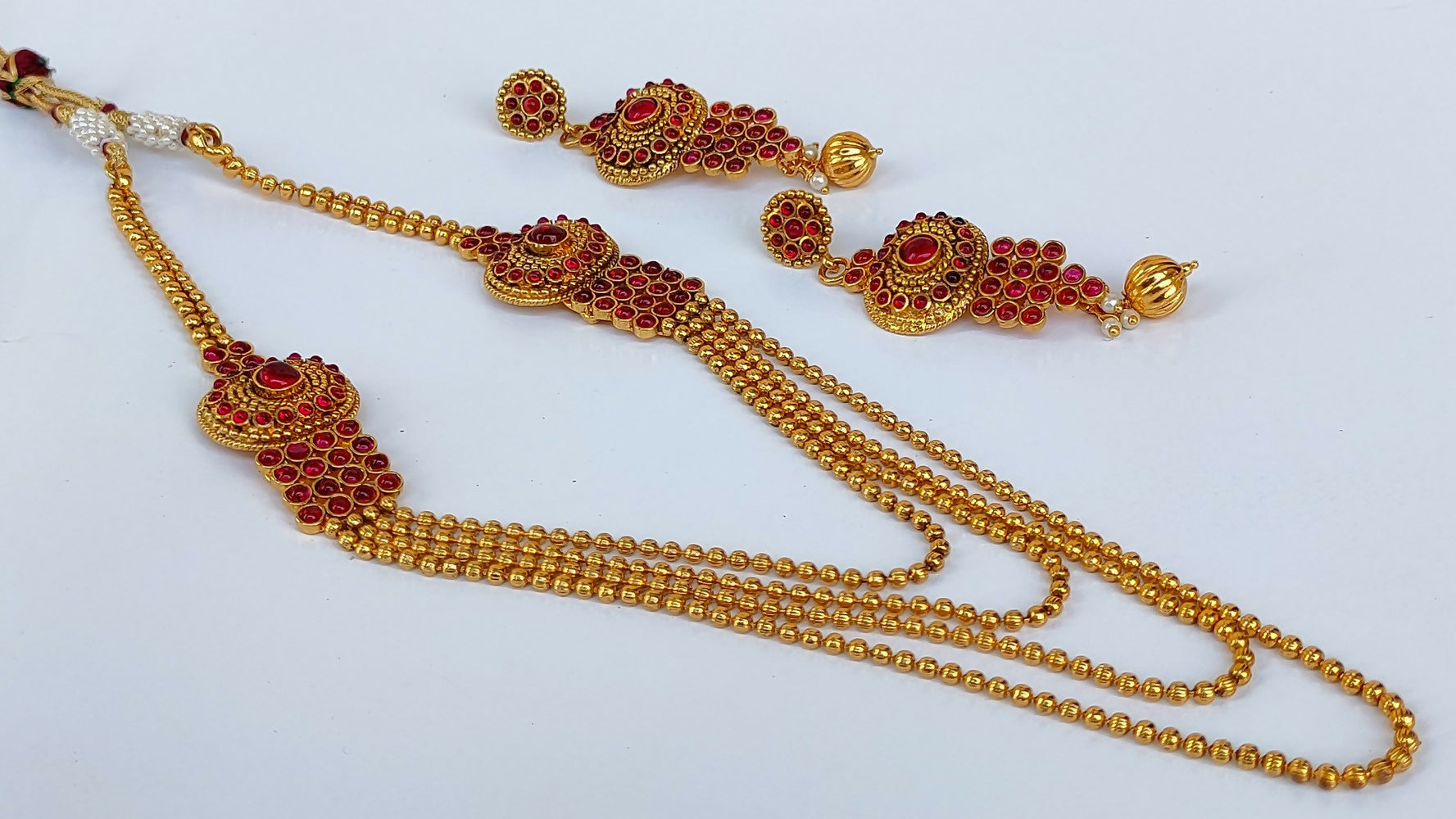 Pink Kemp Layer Necklace Set - Distacart