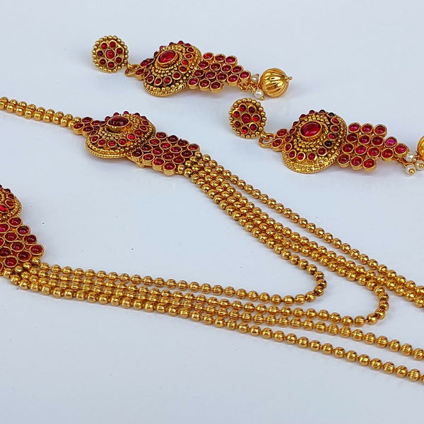 Pink Kemp Layer Necklace Set - Distacart