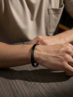 Thumbnail for NVR Men Black Kada Bracelet - Distacart