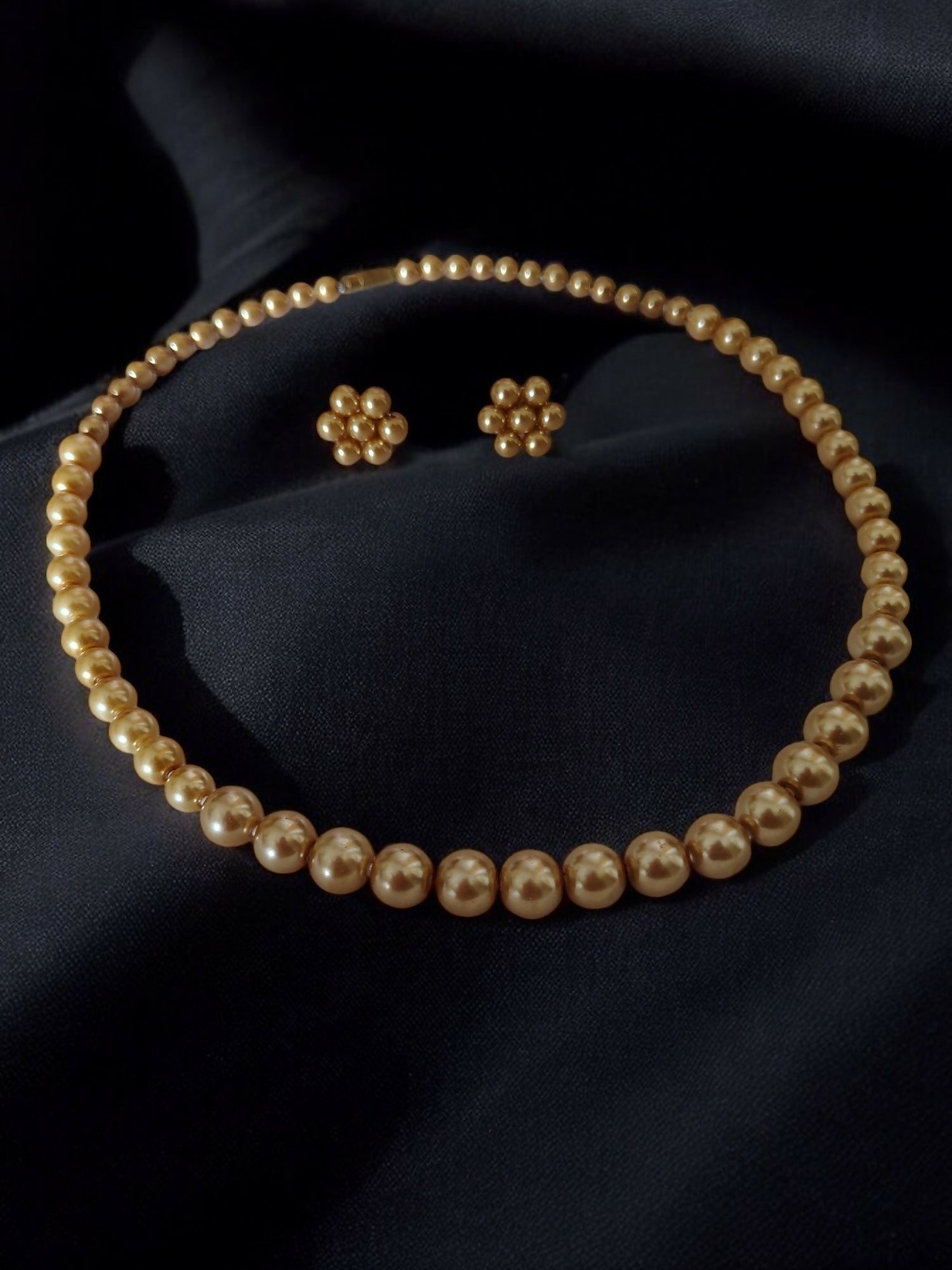Inhanns Spectrum Everyday Pearl Sets - Single Strand - Light Yellow - Distacart