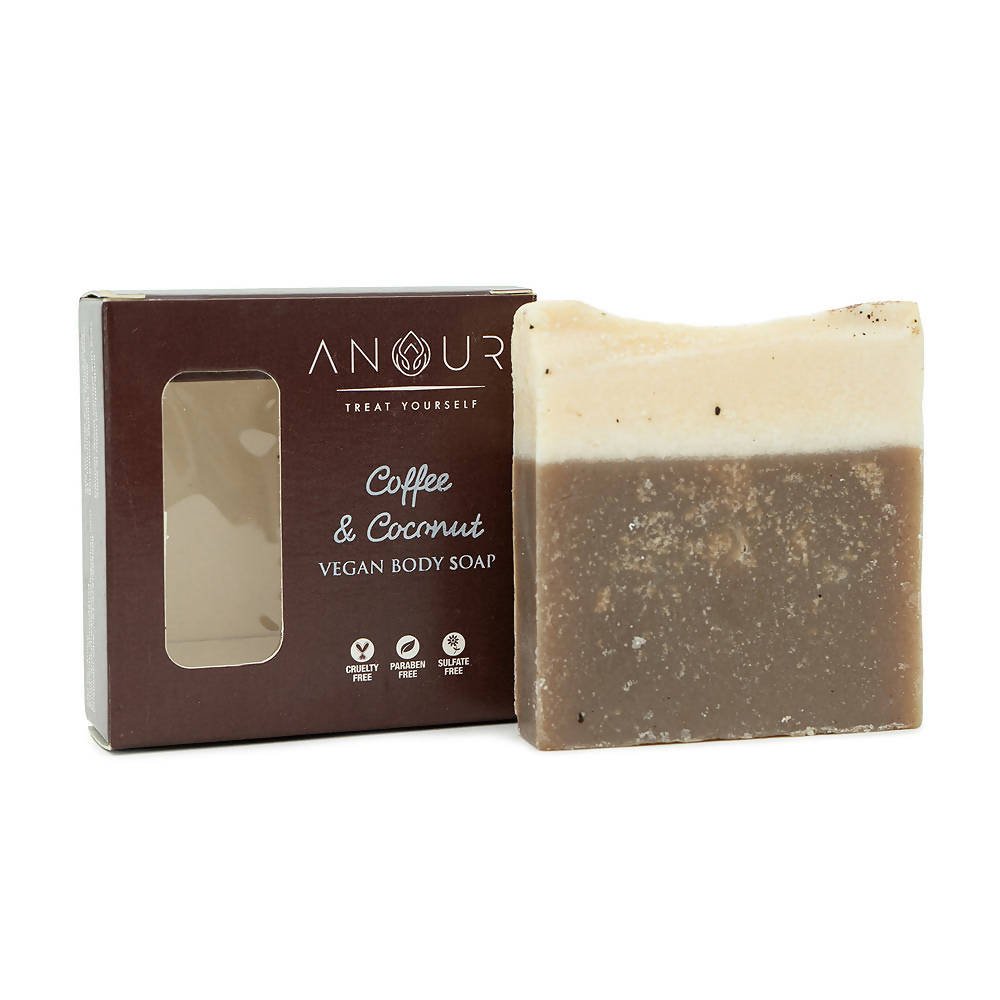 Anour Coffee & Coconut Vegan Body Soap