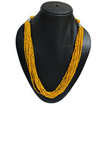 Thumbnail for Inhanns Bloom Handmade Beaded Only Necklace - 12 Layers - Yellow Necklace - Distacart