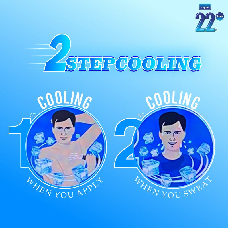 VI-JOHN 22 Degree Cooling Talc Beat the Heat Neem,Sandal and Mint - Distacart