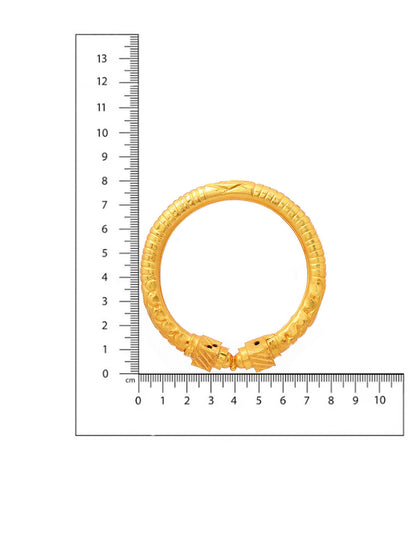 Ruby Raang Golden Bangle - Distacart