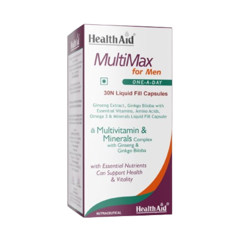 HealthAid MultiMax Softgel Capsules for Men - Distacart