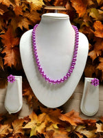 Thumbnail for Inhanns Spectrum Everyday Pearl Sets - Single Strand - Mauve - Distacart