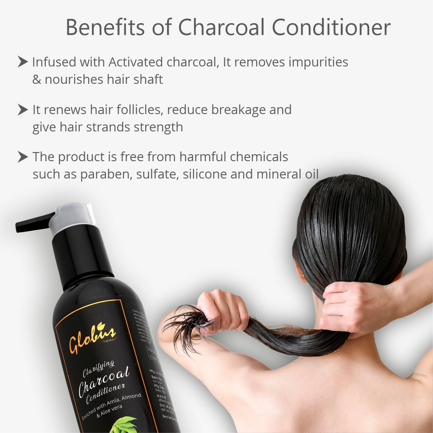 Globus Naturals Charcoal Conditioner - Distacart